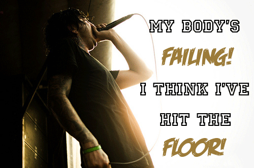 4nnihilation:  My first GIF. Of Mice & Men - The Depths   Love this fucking song