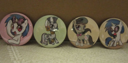 Vinyl Scratch, Zecora, And Octavia Buttons!