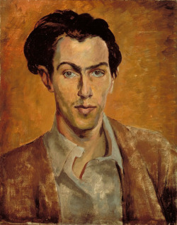 Robert Colquhoun (Scottish, 1914-1962), Self-portrait. 1940. Oil on canvas. Scottish National Portrait Gallery, Edinburgh.
