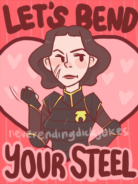 neverendingdickjokes:  Korra Valentines Featuring Korra, Asami, Mako, Bolin, Tenzin,