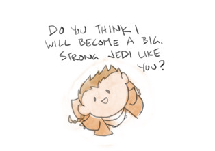 kickfliptano:  givenclarity:  so caza and I watched the Jedi training academy over at Disneyland and had a conversation that inspired this Incidentally the most common criticism I’ve received from publishers of childrens’ books is that my writing