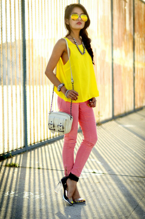 lookbookdotnu: Blinding Brights (by Olivia Lopez)