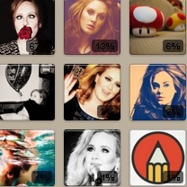 TUMBLR CRUSHES: ilikeadelesheismyidol sejafelizvocetambem mushroomingyou adkinsdream