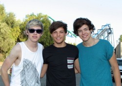 niallhorantheirish:  Niall, Louis & Harry