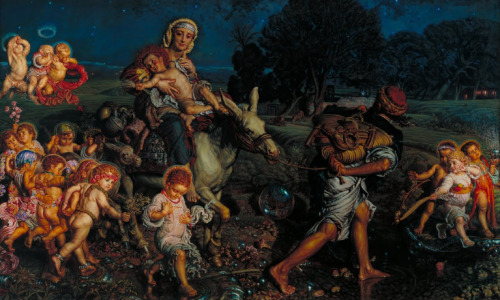 Children make the derpiest faces Triumph of the innocents William Holman Hunt Tate Britain