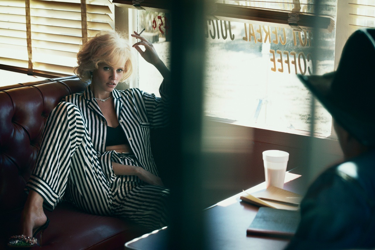 Lara Stone Photography by Peter Lindbergh Styled by Nicoletta Santoro Published