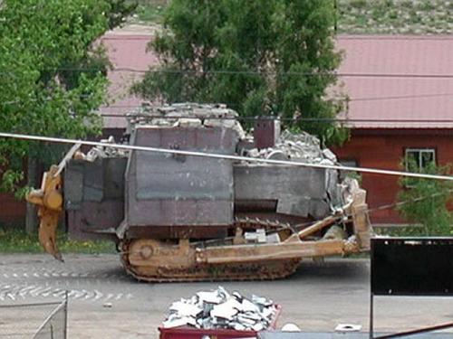 Marvin Heemeyer and the Bulldozer of Doom.In 1992 Marvin Heemeyer bought 2 acres of forclosed land f