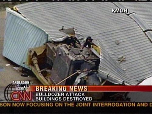 Marvin Heemeyer and the Bulldozer of Doom.In 1992 Marvin Heemeyer bought 2 acres of forclosed land f