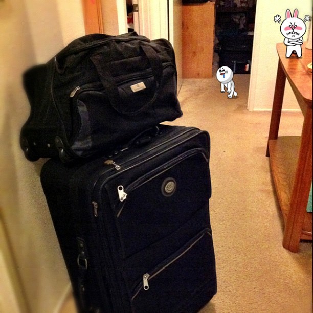 I hate packing! ✈T-minus 2days. I don&rsquo;t even want to go&hellip; #packed