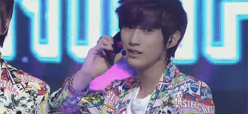 shunknee:  Jinyoung called~ and said to go to sleep~ since it’s Jinyoung I will go to sleep now~ GOOD NIGHT! B1A4☆ Inkigayo 2012.06.17 