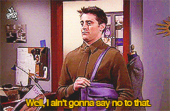  One Scene per Episode » TOW Joey’s Bag (S5E13)  Joey: But it is odd how a women’s