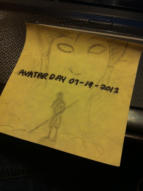 stephgonzal:  July 19, 2012 As Avatar Day Avatar Day, lets make it happen!  4 years since Sozin’s Comet: The Final Battle aired. (X) It’s the middle of summer. We have a month to get the word out and get ready. The only downside…it’s on a Thursday..great