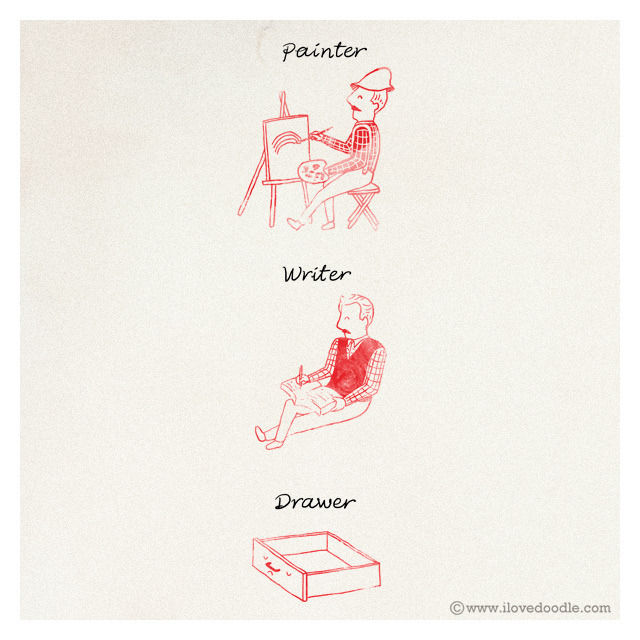 ilovedoodle:  I love to draw. When I grow up, I want to be a ….. on Flickr. Doodle