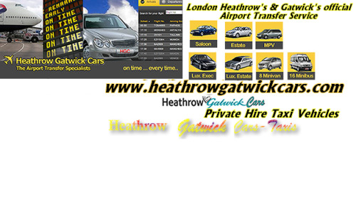 are you in London Airport and need to travel from Heathrow to Gatwick. Heathrow Cabs Gatwick transport provide transfer services around London