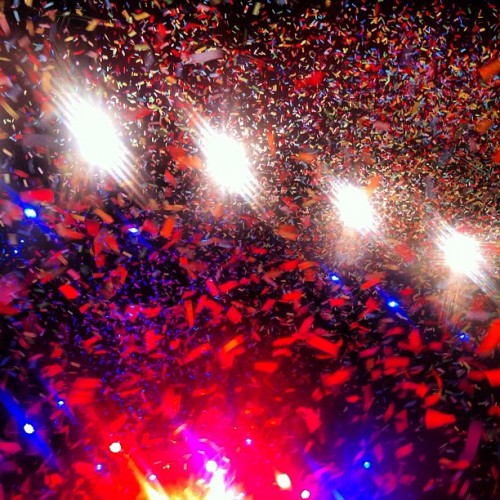daveboogie: Grace Jones confetti! I’m so happy ❤ (Taken with Instagram)