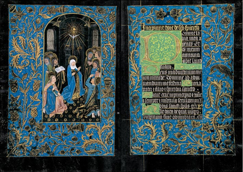 medievaliz:czarinaalexandra:This Book of Hours, referred to as the Black Hours, is one of a small ha