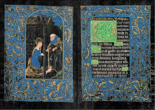 medievaliz:czarinaalexandra:This Book of Hours, referred to as the Black Hours, is one of a small ha