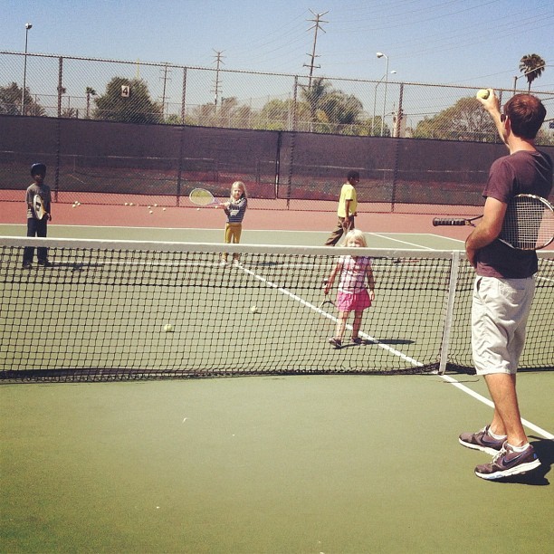 Mark asked to spend the day playing (coaching) tennis with the kids. #gooddad http://instagr.am/p/L_3jN_P-9m/