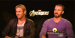 15 Day Chris Evans challenge → Day 10: Favorite Off-Screen Friendship: Chris Hemsworth I love too much this guys. <3