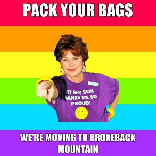 ladypig:  rwambush:  humiliation-nation:  PFLAG Mom Probably one of my favorite memes.  PFLAG (Parents, Family, and Friends of Lesbians and Gays)   ha … hahahaha These are great.  DEB!!!!! I love this bitch!!! 