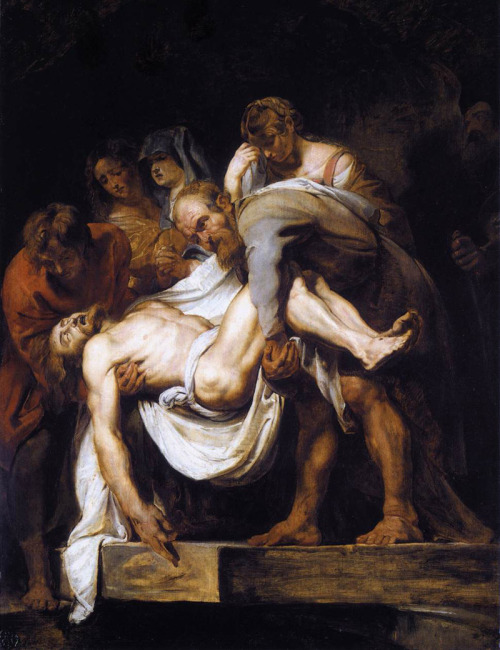 historyofbaroqueart: The Entombment by Peter Paul Rubens. Date: 1611-1612 The Entombment of Christ b