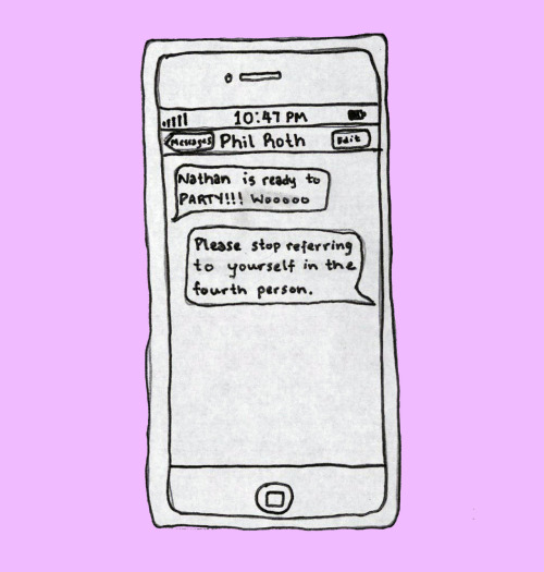 theparisreview:Drunk texts from famous authors.