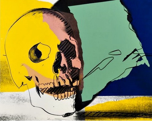 Andy Warhol Skull 1976 - still life quick heart