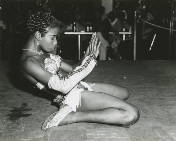 holdthisphoto:  Unidentified dancer performs on stage at the &lsquo;Tijuana Club&rsquo;,