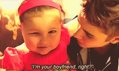biebswish:  “Justin Bieber Me &amp; Mrs Bieber My Little Angel” 