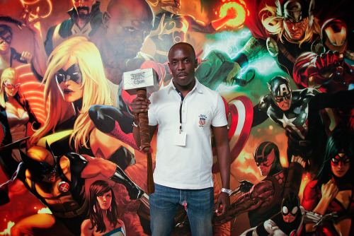 marvelentertainment: As we mentioned last week, we welcomed actor Michael K. Williams to Marvel HQ 