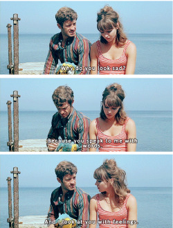 pink-bullets:  Pierrot le fou (1965) • Jean-Luc Godard 