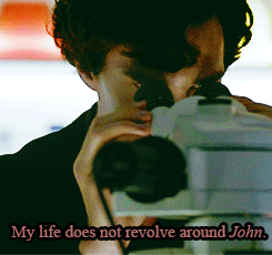 bloomist:sassiarty:AU: Sherlock loves John, but John is married to Mary and has no time for him anym