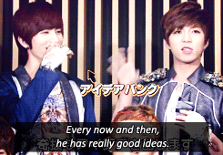 iamtimmyread:   Kiseop’s world of good ideas.  what a cutie!!^^ 