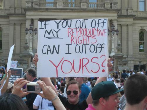 Pictures from the Vagina Monologues today at the Capitol in  Lansing, Michigan…wish