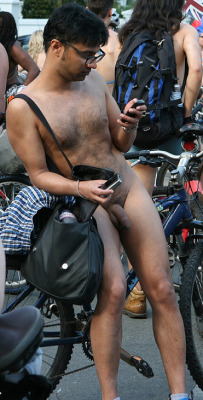 Naked riders and public nudity