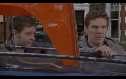 Benedict touching a car. Submitted by gettheeacamelry.