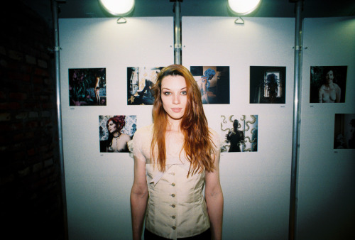 najvasol:  Guess who looked stunning at the Transmography opening? STOYA DID. Prints available HERE.  
