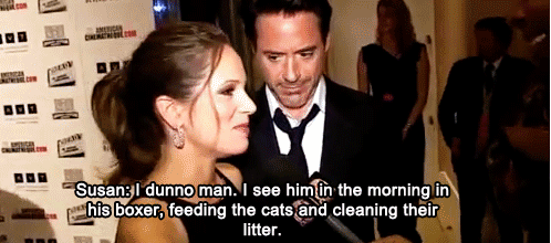 avengersome:  Susan Downey on what makes Robert so (un)cool. [x] I love Susan Downey