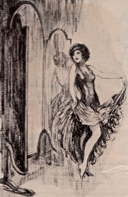 clarabowarchive:   Illustrated “It” Girl Clara Bow Drawing by V. Chenkoff from the March 1931 issue of Screenland magazine  