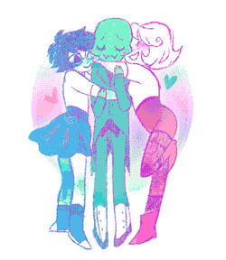 kaymurph:  their colors remind me of the powerpuff girls so of course, i drew them as the powerpuff girls  