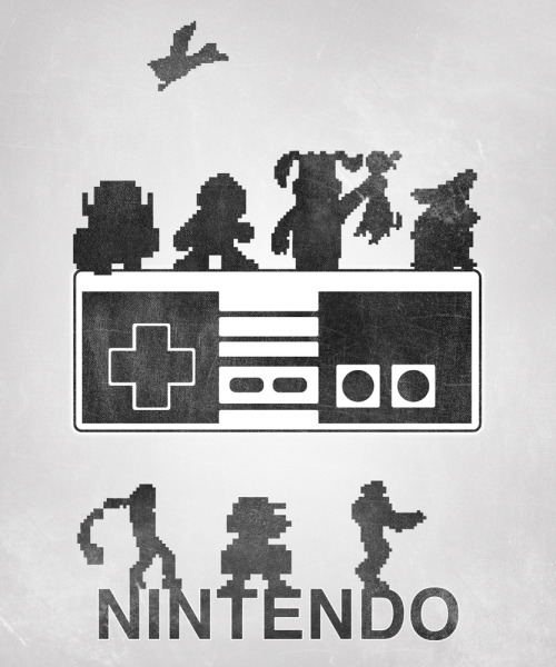 gamefreaksnz:  Minimal Gaming Series Sega Genesis (Mega Drive) Nintendo 64 (N64) and the Nintendo Entertainment System (NES/Famicom) Art by Lee Gustin Website || Twitter || deviantART 