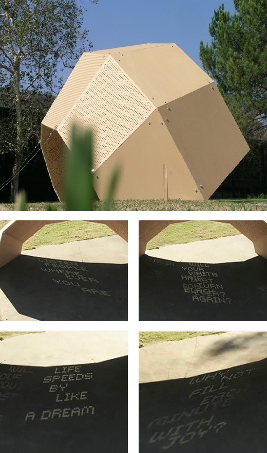 iknowwhoholdstomorrow:  ruineshumaines:  One Day Poem Pavilion by Jiyeon Song. See