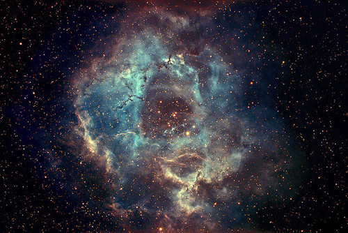 gofuckingnuts:  Rosette Nebula “Narrow Band” | Flickr - Photo Sharing! on We Heart It. http://weheartit.com/entry/3776811