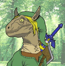 insanelygaming:  Velociraptor Link (via)