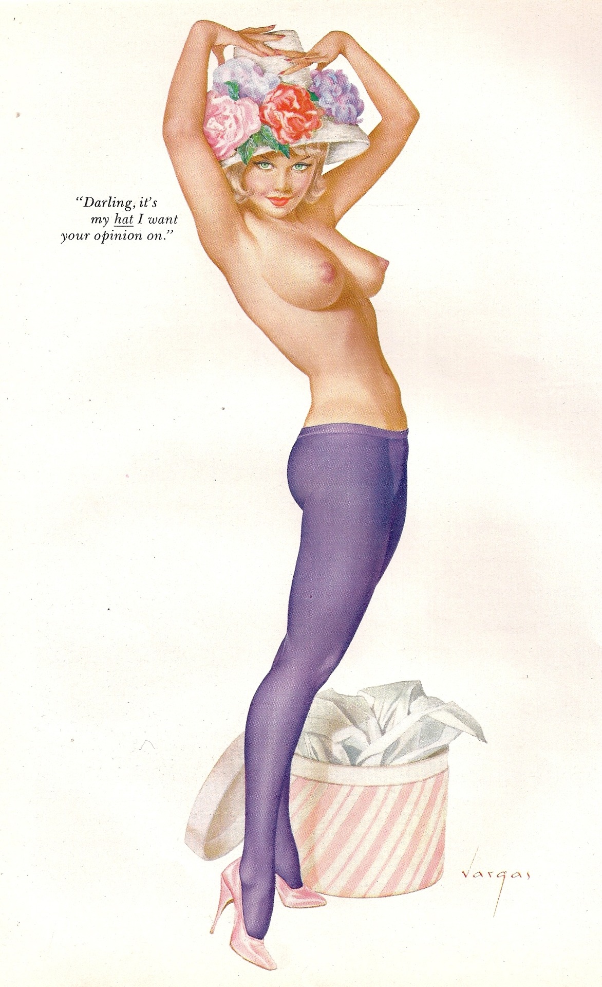 Vargas, Playboy - April 1963
