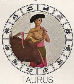 Taurus, “Playboy Horoscope”,