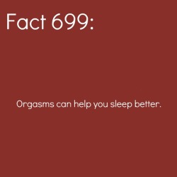 didyou-know:  Read more! While an orgasm is followed in the male by a quick drop in blood pressure and sudden relaxation, the effect on women is more progressive, but no less important. Orgasms act as a natural tranquilizer. That wonderful release of