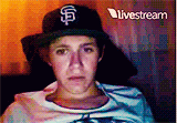 ohjustmagic:  Niall’s very short twitcam recorded today 