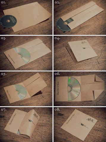 rebirthcrusader:How to make a CD case out of single sheet of paper.