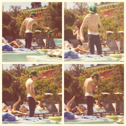 Yeahnarrys:  Niall By The Poolside (June 19Th) X